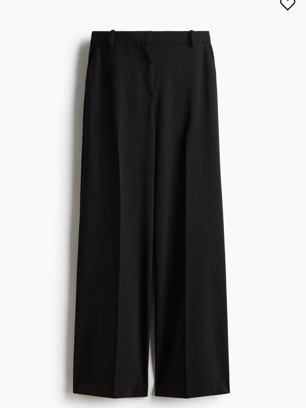 H&M Wide Leg Black Pants